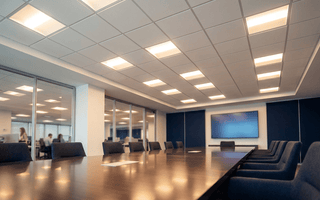 Conference Room Lighting: Panel & Troffer Solutions for Productive Meetings - Amicolight