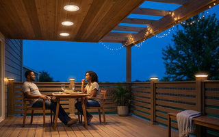Deck Lighting Ideas: Post Caps, Step Lights & Recessed Options - Amicolight