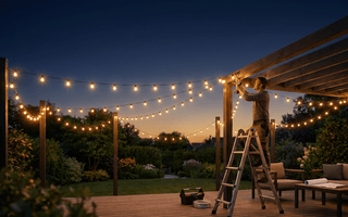 How to Hang Outdoor String Lights: Step-by-Step Installation Guide for Any Yard - Amicolight