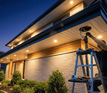 Soffit Lighting: How to Install Recessed Lights in Exterior Soffits - Amicolight