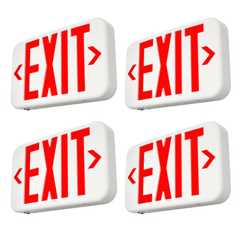 Double - Sided LED Exit Sign with Battery Backup,Exit Sign for Business,Easy To Install,UL Certified,AC 120/277V - 1