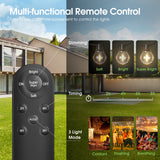 G40 Solar String Lights, LED Shatterproof Bulbs, Dimmable & Timable, 3 Lighting Modes - 3