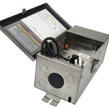 150W Low Voltage Landscape Lighting Transformer - Stainless Steel Power Supply - 4