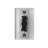 15A Single Pole & 3-Way Rocker Light Switch with Wall Plate & Screws - White-10