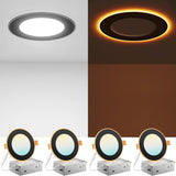 6 Inch Recessed LED Lighting With Night Light, Slim Design, Selectable CCT, 1100 Lumens - 5