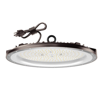 UFO LED High Bay Light, 28,000LM 5000K, UL Listed, US Hook & 5' Cable, Replaces 650W MH/HPS - 1