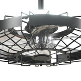 20 Inch Outdoor Ceiling Fan with Light for Patio, IP65 Waterproof Plug in Caged Hanging Fan, Remote Control, 3 CCT, 6 Speeds Reversible Outdoor Fan for Gazebo, Pergola, Porch-17