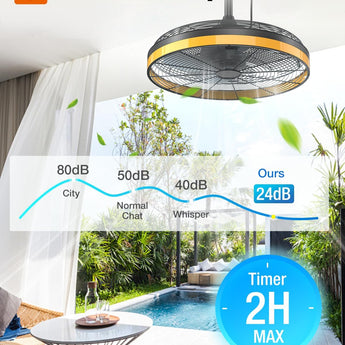 20 Inch Waterproof Outdoor Ceiling Fan with Light, Black Plug - in Hanging Gazebo Fan, 6 Speed 3CCT Dimmable DC Ceiling Fan with Remote & APP Control for Patio Porch Pergola Canopy - 7