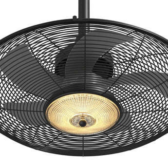 20" Outdoor Waterproof Gazebo Ceiling Fan, Remote & App Control, Reversible, Dimmable, Plug-In Hook Mount-4