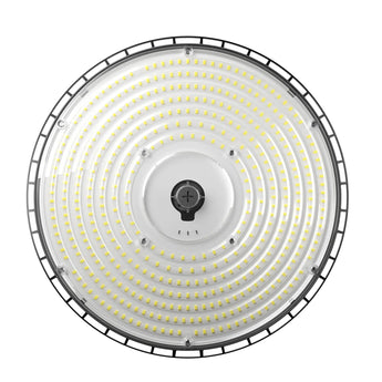 210W UFO LED High Bay Light, Large Ø14.1" 4 - Wattage Tunable, 32000LM Shop Light - 2