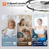 24 Inch Black Low Profile Flush Mount Ceiling Fan with Lights & Remote, 3000 - 6000K Dimmable LED Modern Fandelier for Bedroom Kitchen Living Room - 8