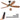 52 Inch 5-Blade Wood Ceiling Fan With Led Lights