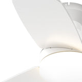 30" Low Profile Ceiling Fan with Light & Remote, Flush Mount, 3 - CCT Dimmable, Reversible & Noiseless, 4 Colors Available - 28