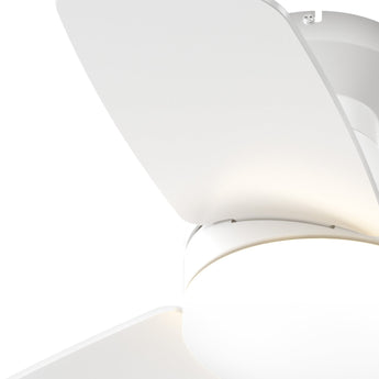 30" Low Profile Ceiling Fan with Light & Remote, Flush Mount, 3 - CCT Dimmable, Reversible & Noiseless, 4 Colors Available - 28