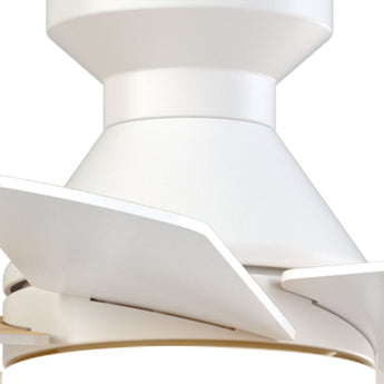 32" Low Profile Ceiling Fan with Light, 3CCT Dimmable, Remote, Flush Mount, Quiet – Indoor/Outdoor - 24