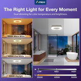 Amico-110 CFM Bathroom Exhaust Fan with Bluetooth Speaker & RGB Light, 1.0 Sone, 2000LM 3-CCT & Music Sync, Remote-3