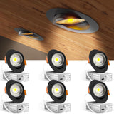 4 Inch Gimbal LED Recessed Lighting, 360° & 90° Adjustable Eyeball, Selectable CCT, 700 Lumens-17