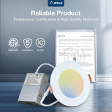 4 Inch Recessed LED Lighting, Slim Design, Selectable CCT, 800 Lumens - 8