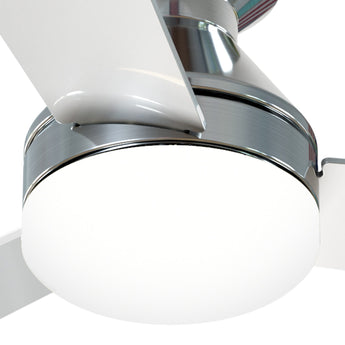 42" Low Profile Ceiling Fan with Light & Remote, Flush Mount, 3 - CCT Dimmable, Reversible & Noiseless, 4 Colors Available - 18