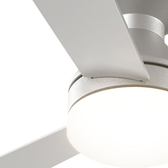 42" Low Profile Ceiling Fan with Light & Remote, Flush Mount, 3 - CCT Dimmable, Reversible & Noiseless, 4 Colors Available - 24
