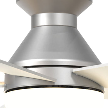 42" Low Profile Ceiling Fan with Light & Remote, Flush Mount, 3CCT Dimmable, Reversible, Quiet, DC Motor - 15