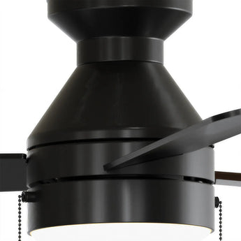 42" Low Profile Ceiling Fan with Light, Remote & Pull Chain, Flush Mount, 5CCT Dimmable, Reversible, Quiet - 5