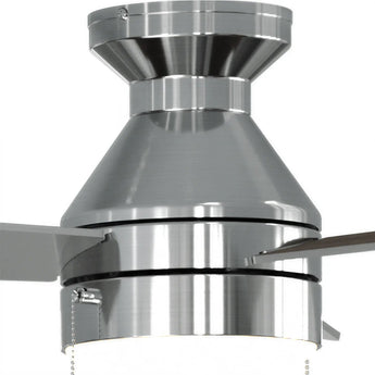 42" Low Profile Ceiling Fan with Light, Remote & Pull Chain, Flush Mount, 5CCT Dimmable, Reversible, Quiet - 18