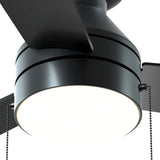 42" Low Profile Ceiling Fan with Light, Remote & Pull Chain, Flush Mount, 5CCT Dimmable, Reversible, Quiet - 3