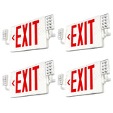 LED Double - Sided Exit Sign with Emergency Lights, Adjustable LED Emergency Exit Lights with Battery Backup, Hard Wired, UL Certified, AC 120/277V - 1