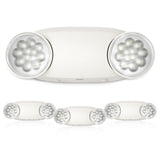 Emergency Lights for Business, with Battery Backup,Hard Wired, UL 924 Certified,AC 120/277V,Two Head Adjustable LED Emergency Lighting - 1
