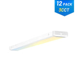 4FT LED Wraparound Light, 3CCT Selectable, 50W 5500LM, Flush Mount, White-10