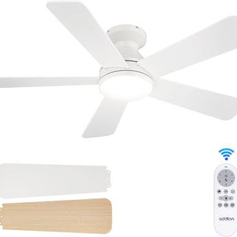 42" Low Profile Ceiling Fan with Light & Remote, Flush Mount, 3CCT Dimmable, Reversible, Quiet - 11