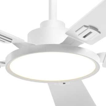 52" Black Ceiling Fan with Light & Remote, 3CCT Dimmable, Reversible, Quiet – Indoor/Outdoor - 23