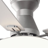52" Flush Mount Ceiling Fan with Light, Remote, Low Profile, 3CCT Dimmable, Reversible, Quiet DC - 20