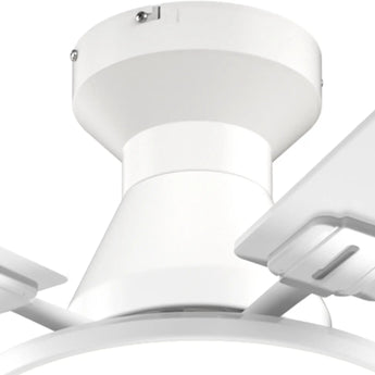 52" Flush Mount Smart Ceiling Fan with Light, Amico Reversible DC Motor, 3CCT Dimmable, 6 Speeds, Remote/APP/Alexa Control, Noiseless Black - 20