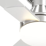 52" Low Profile Ceiling Fan with Light & Remote, Flush Mount, 3 - CCT Dimmable, Reversible & Noiseless,4 Colors Available - 19