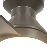 52" Low Profile Ceiling Fan with Light & Remote, Flush Mount, 3 - CCT Dimmable, Reversible & Noiseless,4 Colors Available - 26