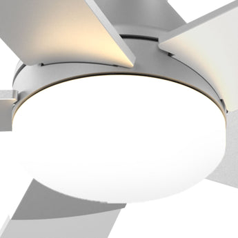 52" Low Profile Ceiling Fan with Light & Remote, Flush Mount, 3CCT Dimmable, Reversible, Quiet, Indoor/Outdoor - 17