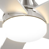 52" Low Profile Ceiling Fan with Light & Remote, Flush Mount, 3CCT Dimmable, Reversible, Quiet, Indoor/Outdoor - 31