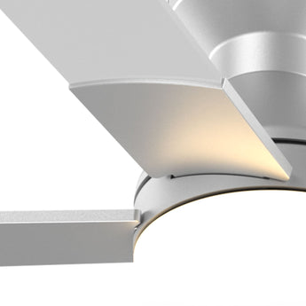 52" Low Profile Ceiling Fan with Light & Remote, Flush Mount, 3CCT Dimmable, Reversible, Quiet, Indoor/Outdoor - 18