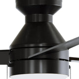 52" Low Profile Flush Mount Ceiling Fan with Light, Remote & Pull Chain, 5CCT Dimmable, Reversible, Quiet - 19