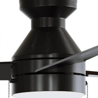 52" Low Profile Flush Mount Ceiling Fan with Light, Remote & Pull Chain, 5CCT Dimmable, Reversible, Quiet - 19