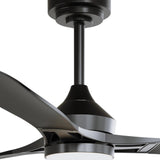 52" Modern Ceiling Fan with Light & Remote – Dimmable 3CCT, Quiet Black Fan for Living Room, Bedroom & Kitchen - 5
