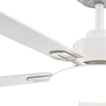 52" Sleek Ceiling Fan with Light, 3CCT Dimmable, Remote, Reversible, Quiet – Bedroom & Living Room - 24