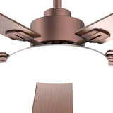 52" Sleek Ceiling Fan with Light, 3CCT Dimmable, Remote, Reversible, Quiet – Bedroom & Living Room - 30