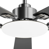 52" Sleek Ceiling Fan with Light, 3CCT Dimmable, Remote, Reversible, Quiet – Bedroom & Living Room - 10