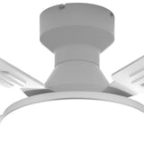 52'' Smart RGB Ceiling Fan with Light, Flush Mount, Reversible DC Motor, 3CCT Dimmable Light, 6 Speeds, Remote/APP/Alexa Control, Noiseless for Bedroom Living Room, Black - 11