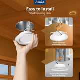 5/6 Inch LED Can Lights with Night Light, Retrofit Recessed Lighting Selectable 5CCT, 1100LM Downlight, Dimmable, ETL & FCC-4