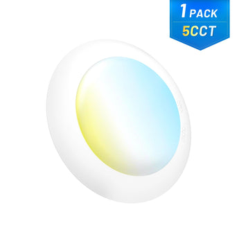 5/6 Inch LED Disk Lights,Flush Mount Ceiling Disc Light, Selectable CCT, 1050 Lumens-11