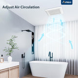 Amico-110 CFM Bathroom Exhaust Fan, 1.0 Sone Low Noise Ventilation Fan, Ceiling Mounted Retrofit-5